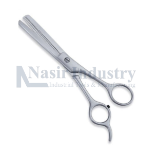 Left Handed Standard Thinning Scissors Single Sided Fixed Finger Rest