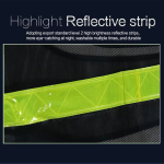 SV2B Black Mesh fabric High Visibility PVC Reflective Safety Vest