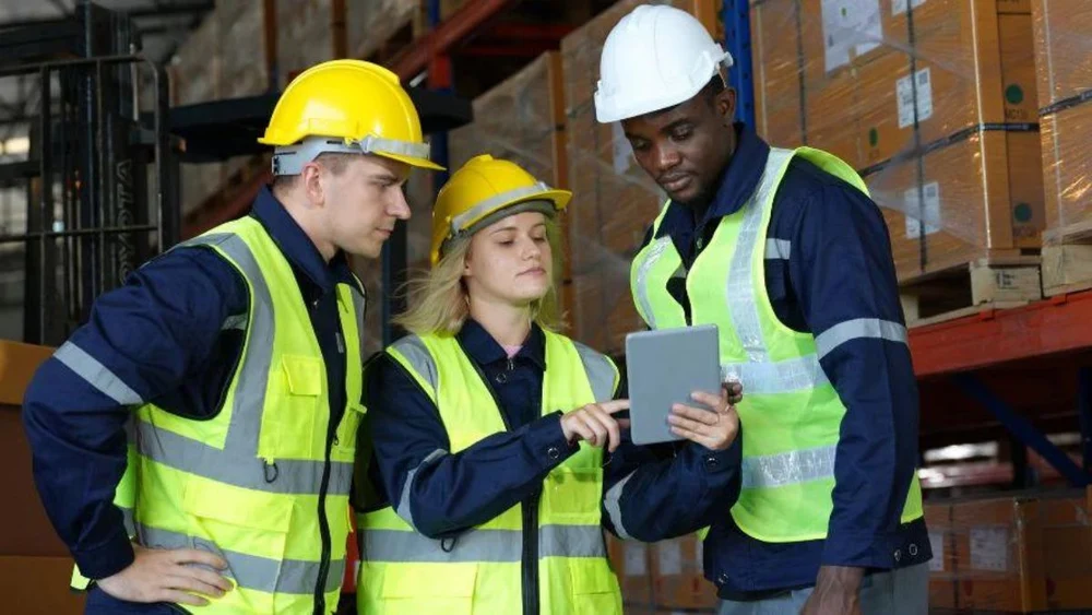 High visibility safety vest for export
