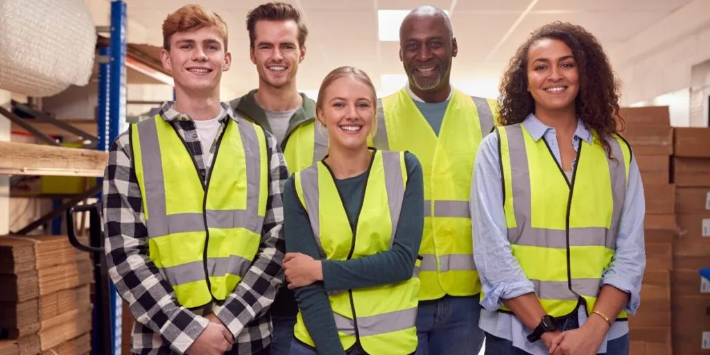 Safety vest length guide